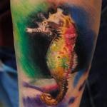 Tattoos - Rainbow Seahorse - 125503